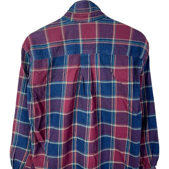 L.L. Bean Plaid Button Up - Picture 6 of 7